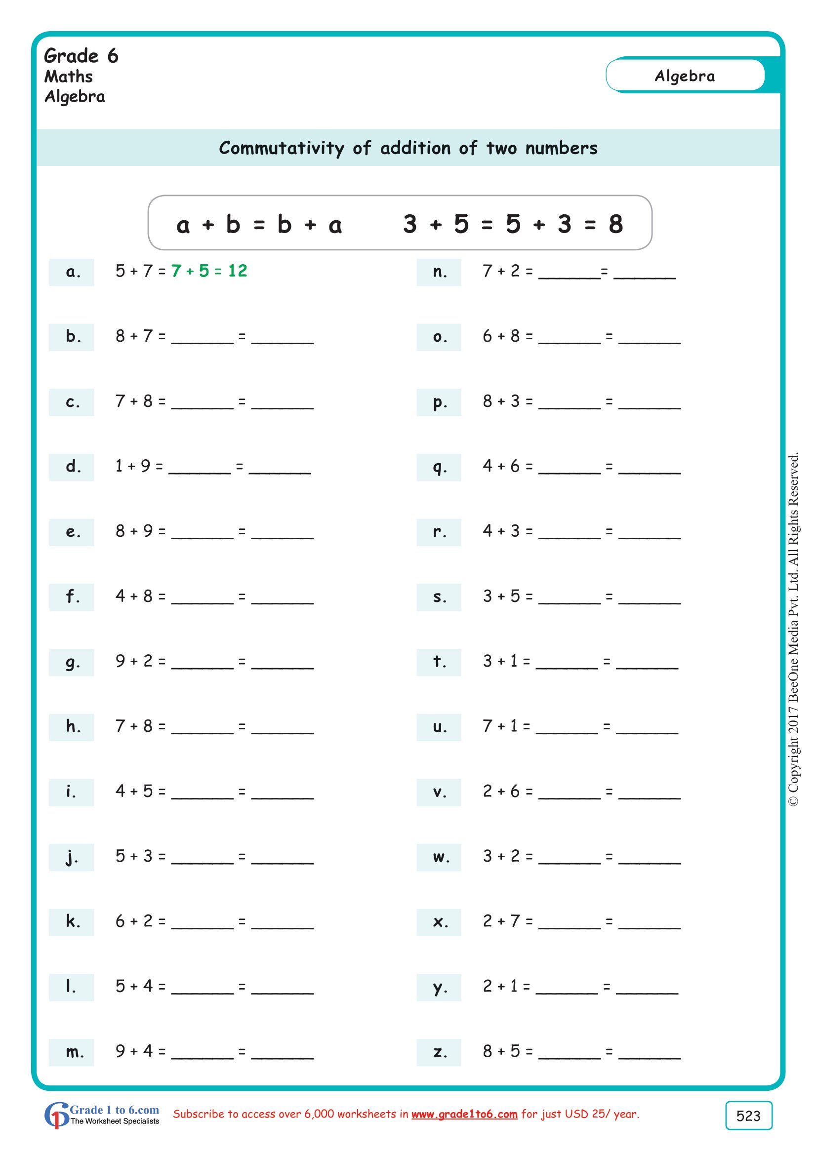 math-6-grade-worksheet