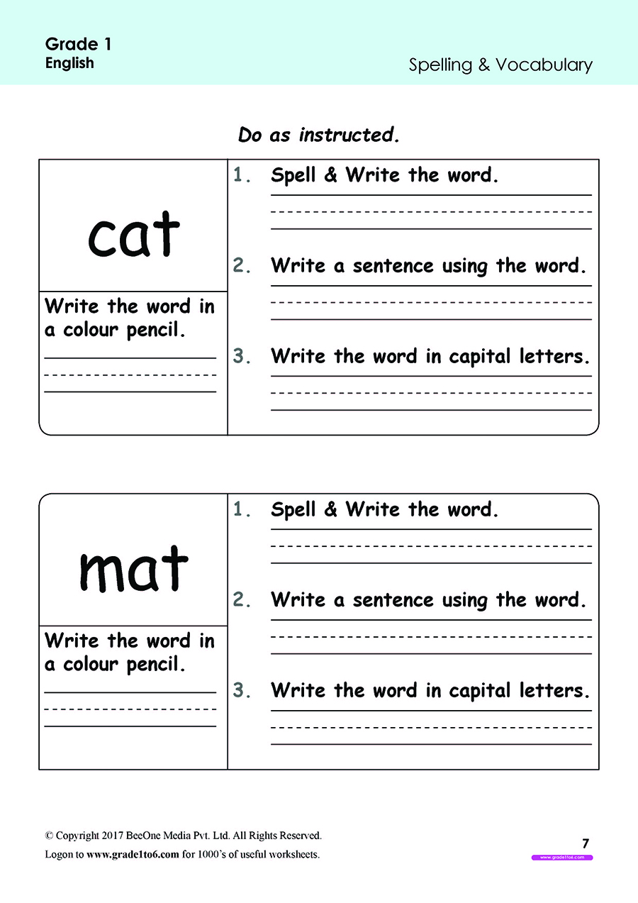Grade 1 English Worksheets Unit 1 1st Grade Word Search Worksheet Yes No My Story Has A