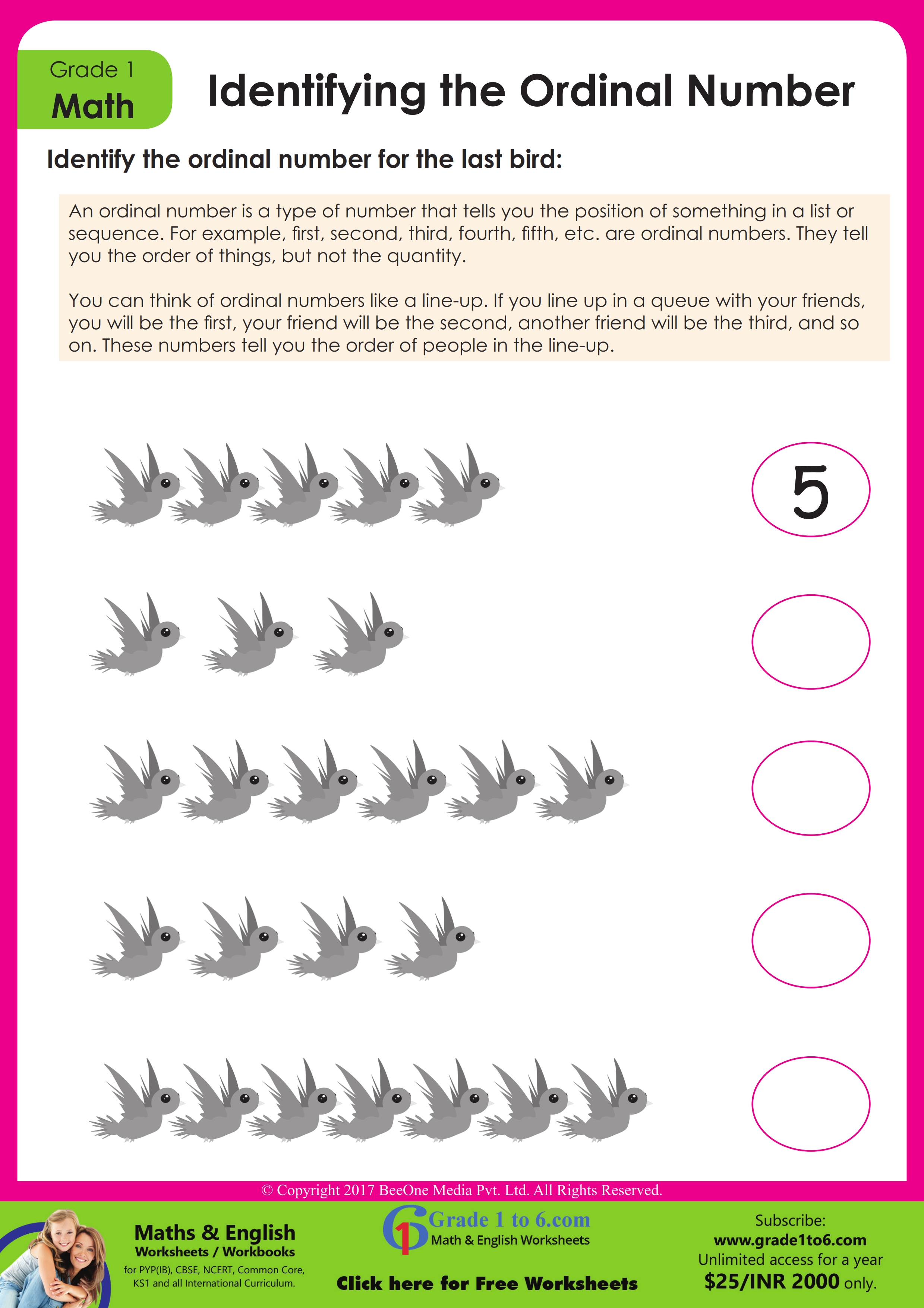 Ordinal Numbers