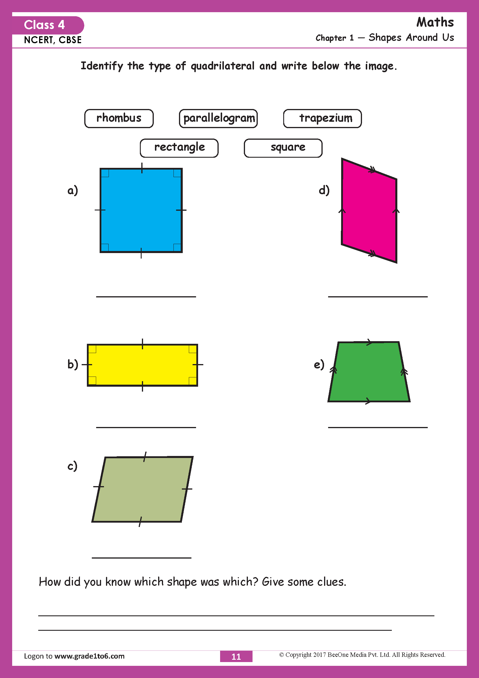 Chapter 1 Shapes Around Us 