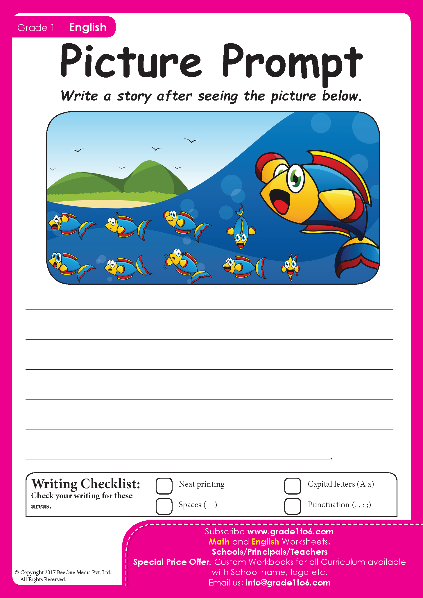 Picture prompt  to write Stories