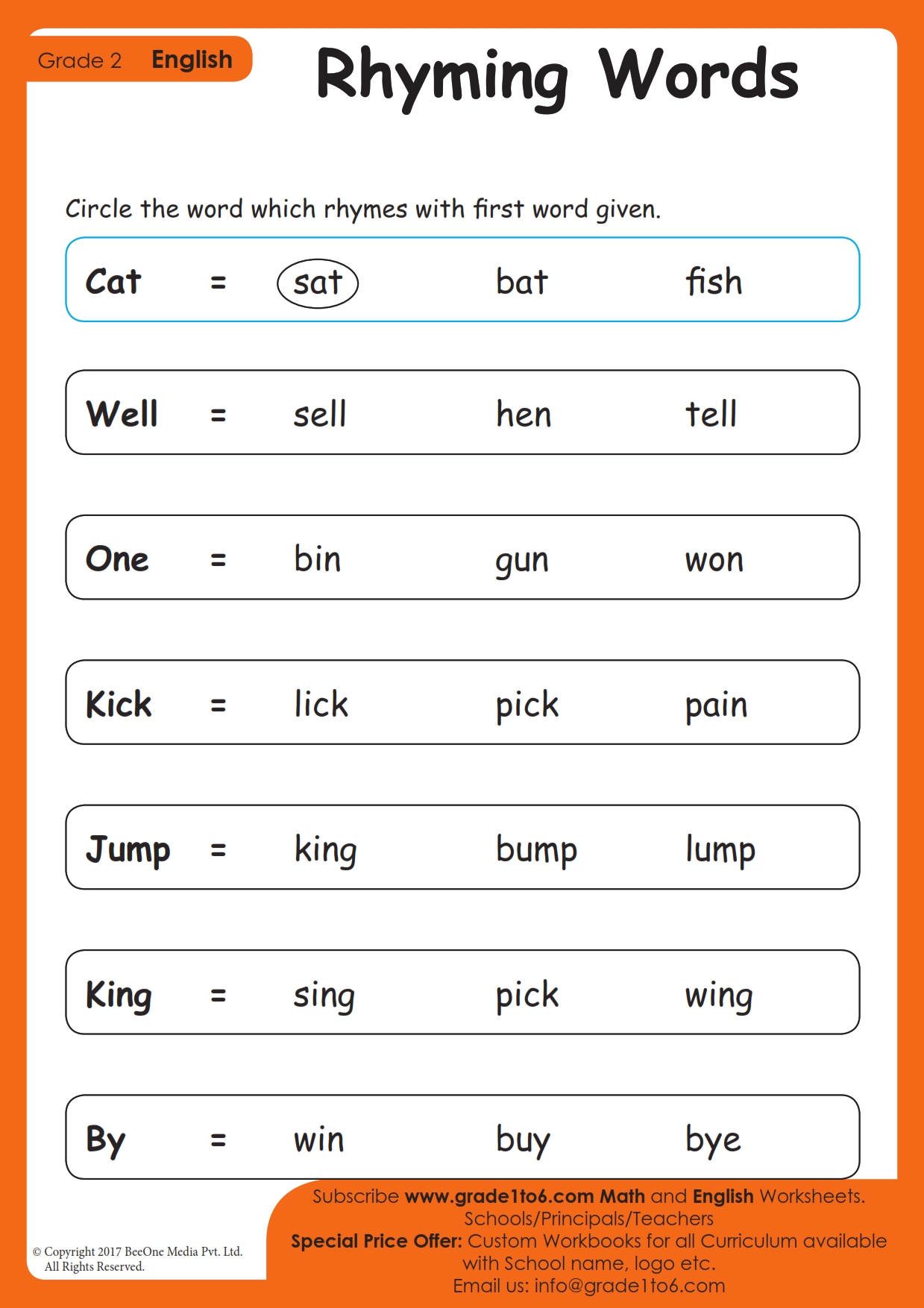 rhyming-words-worksheets-grade-2-grade1to6