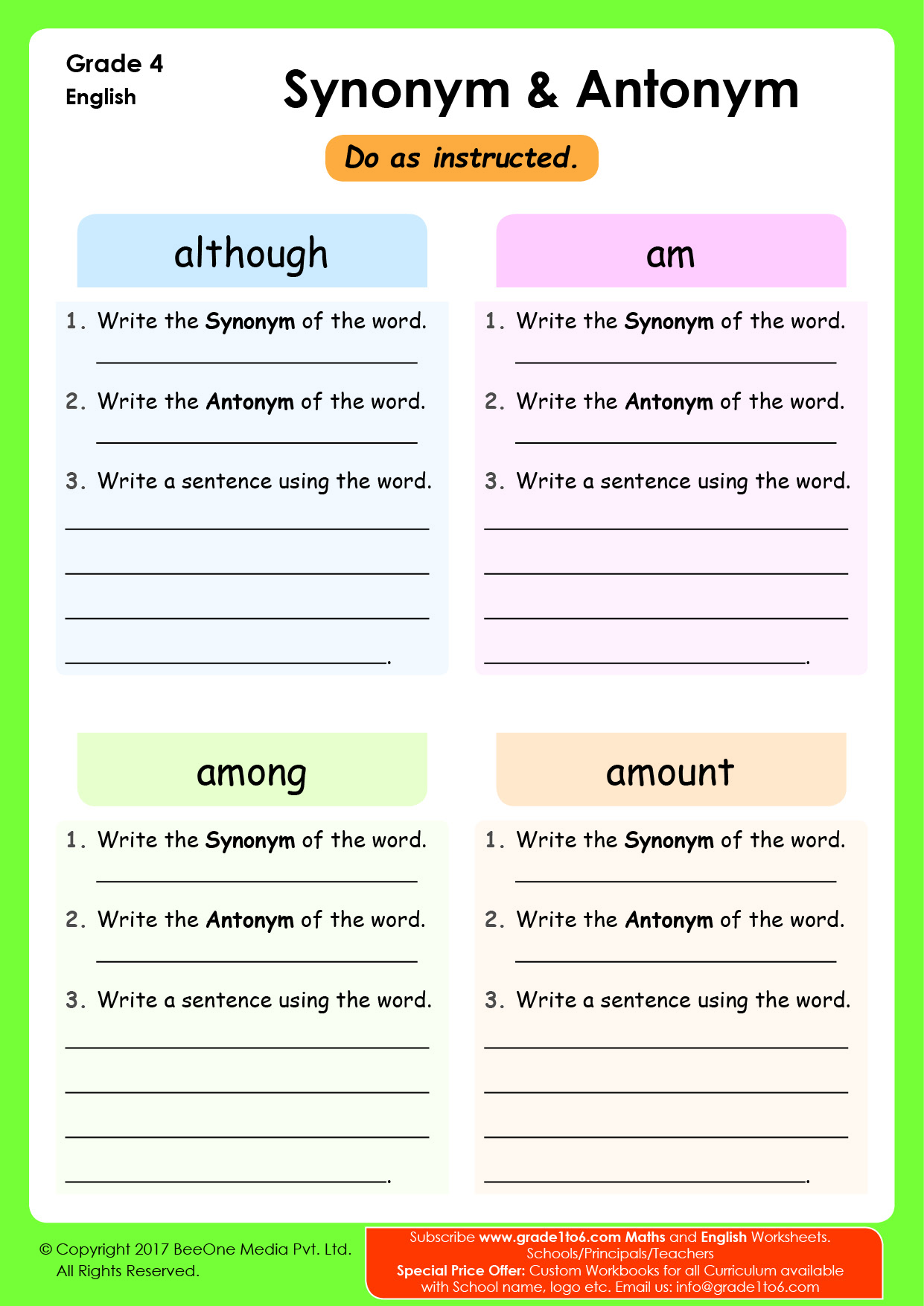 Synonyms for grade 2