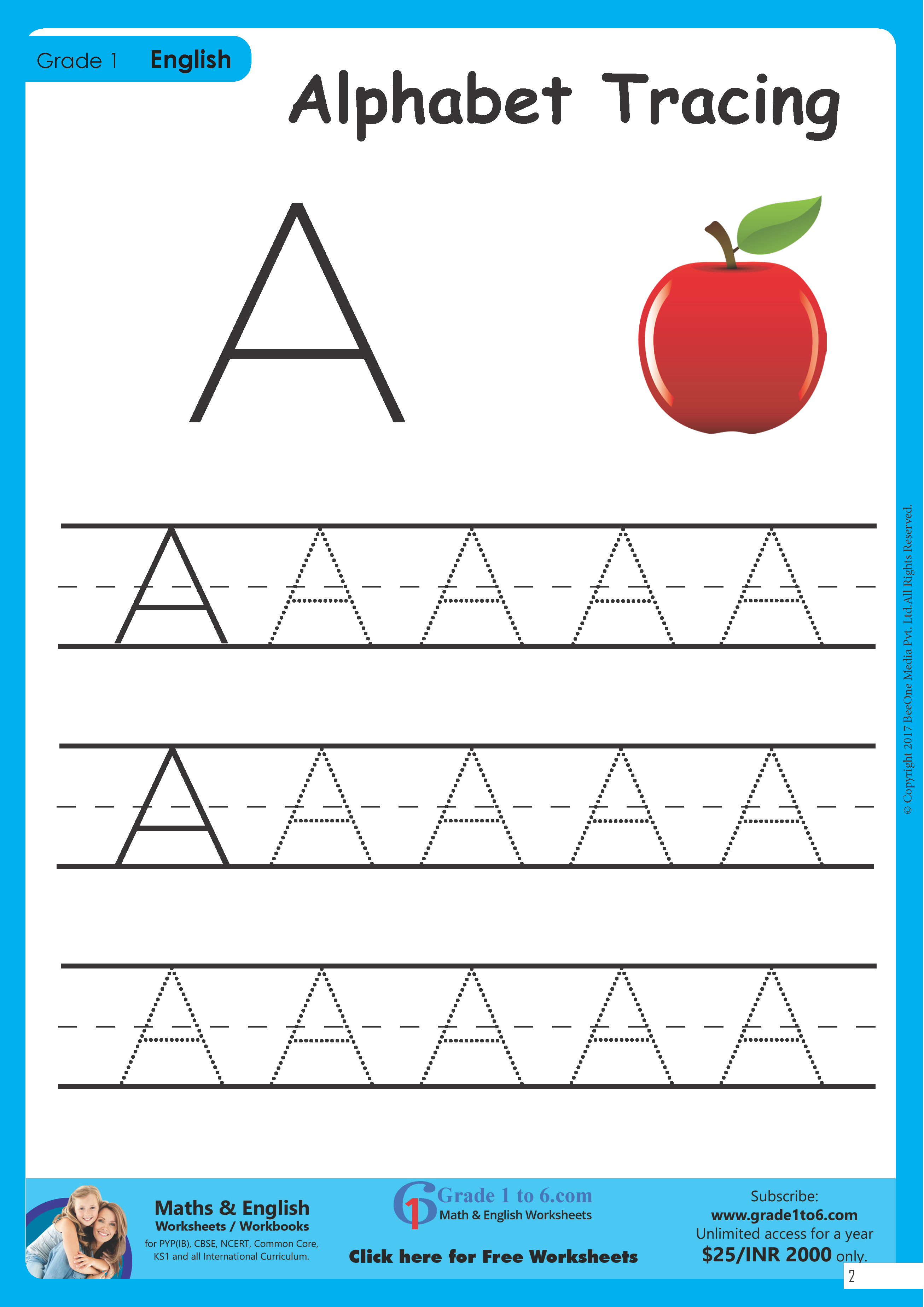 Alphabet Tracing Worksheets