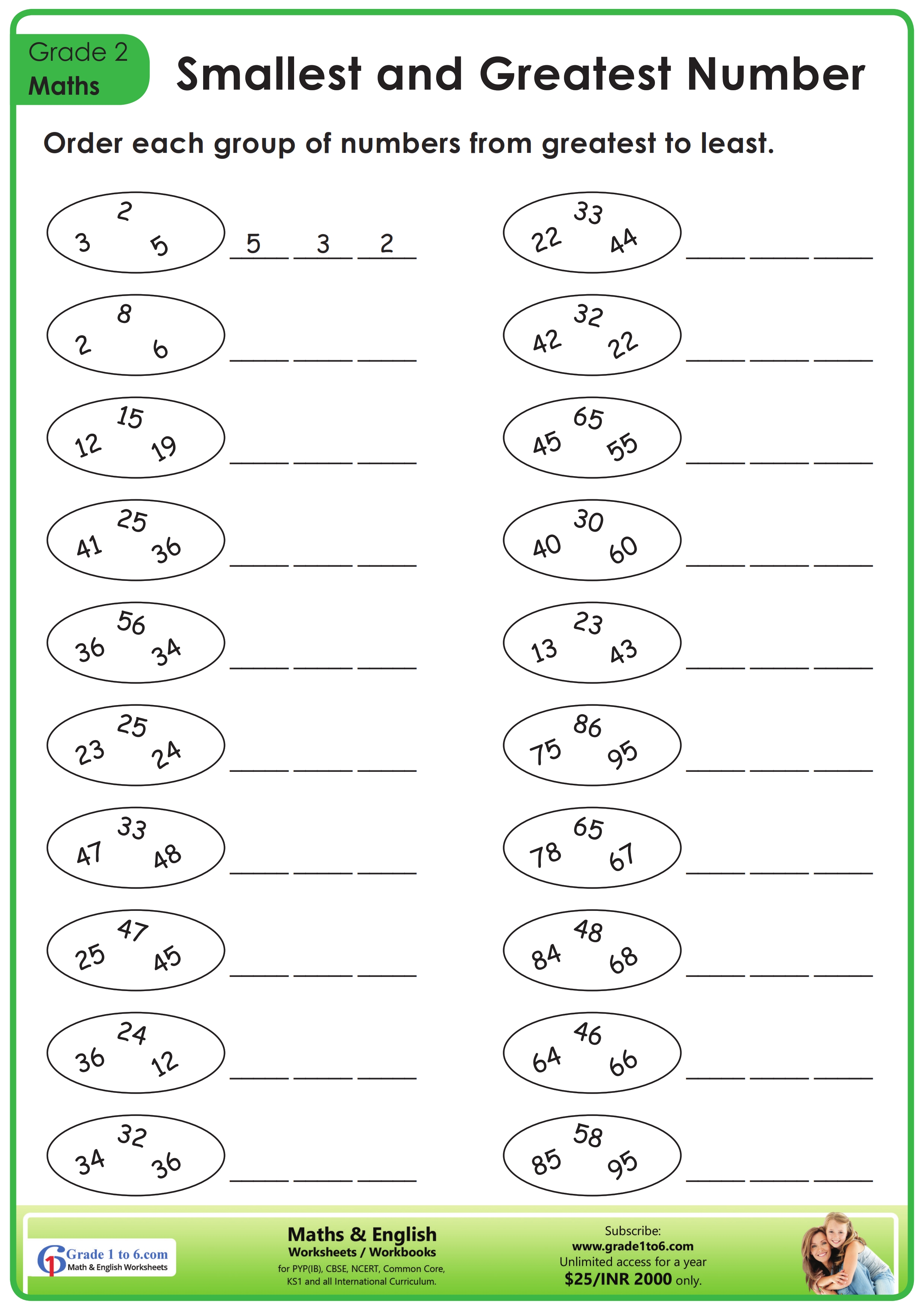 ordering-numbers-greatest-to-least-worksheet-grade1to6