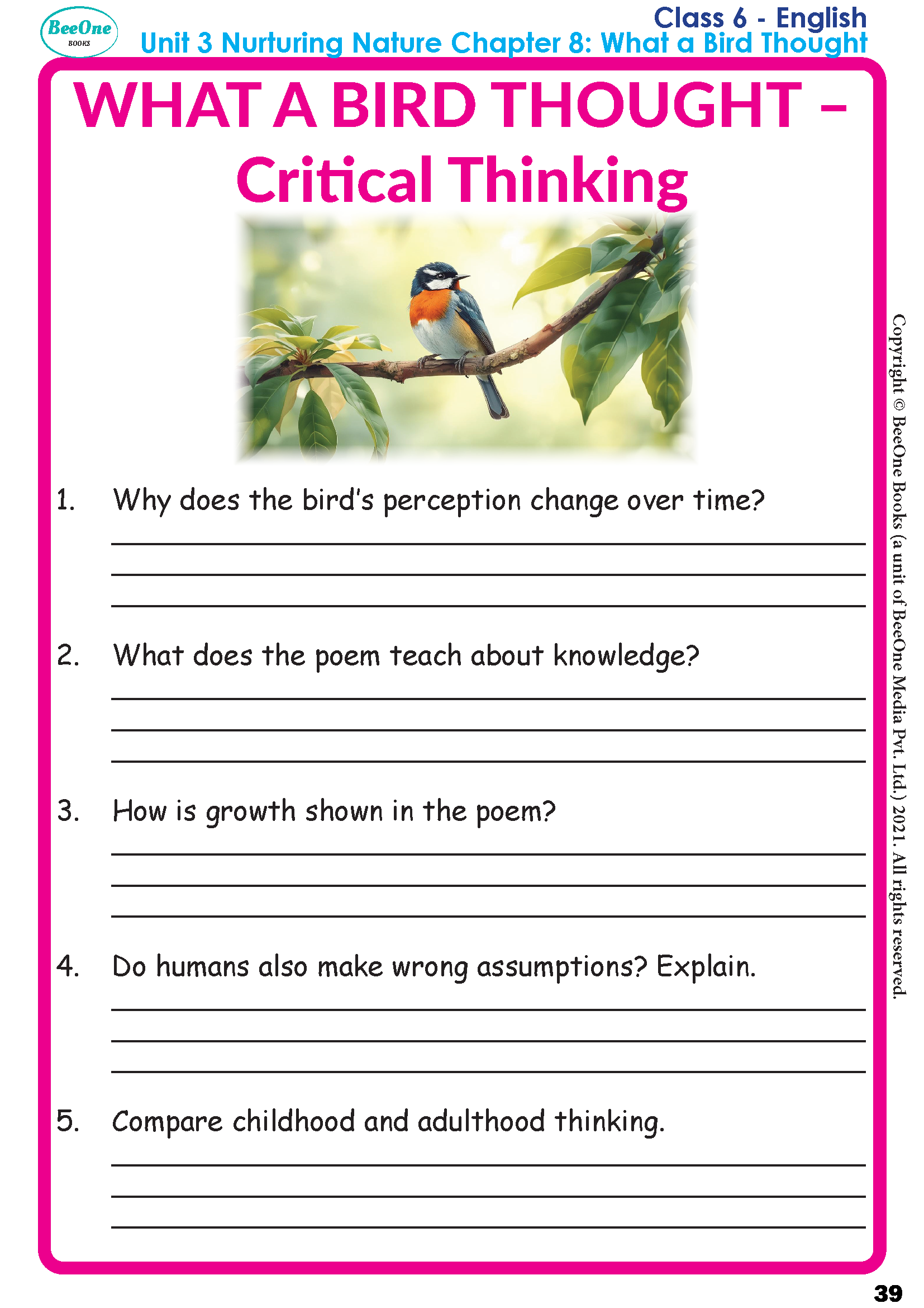 Chapter 8 What a Bird Thought