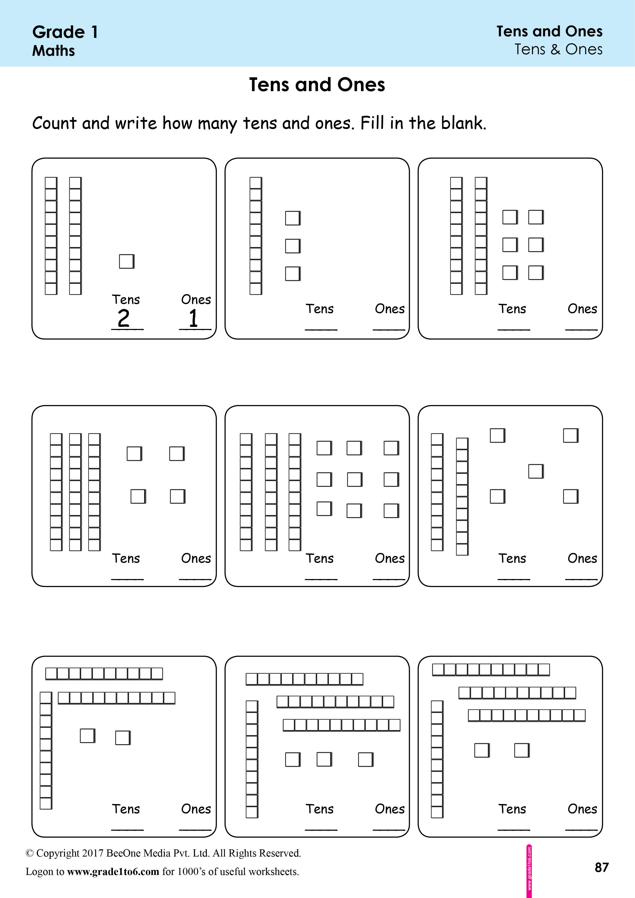 tens-and-ones-worksheets-grade-1
