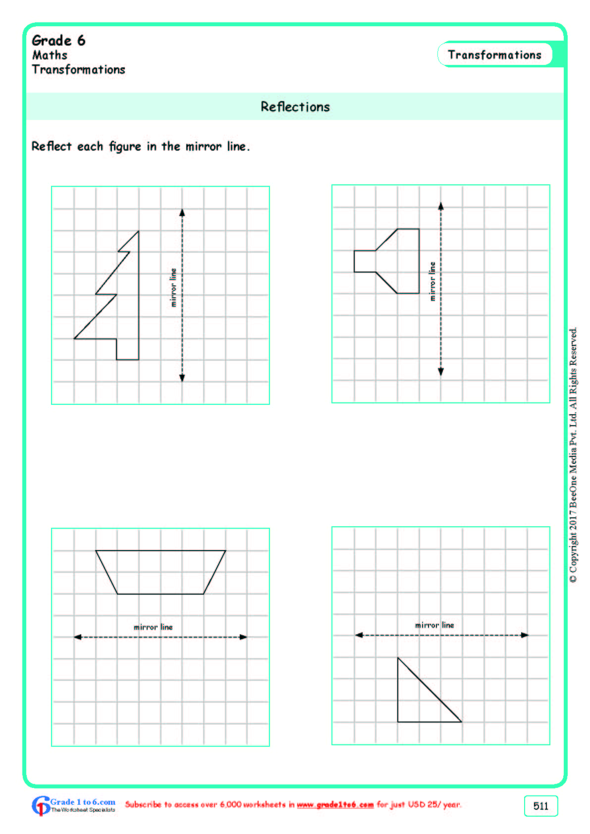 geometry-reflections-worksheet