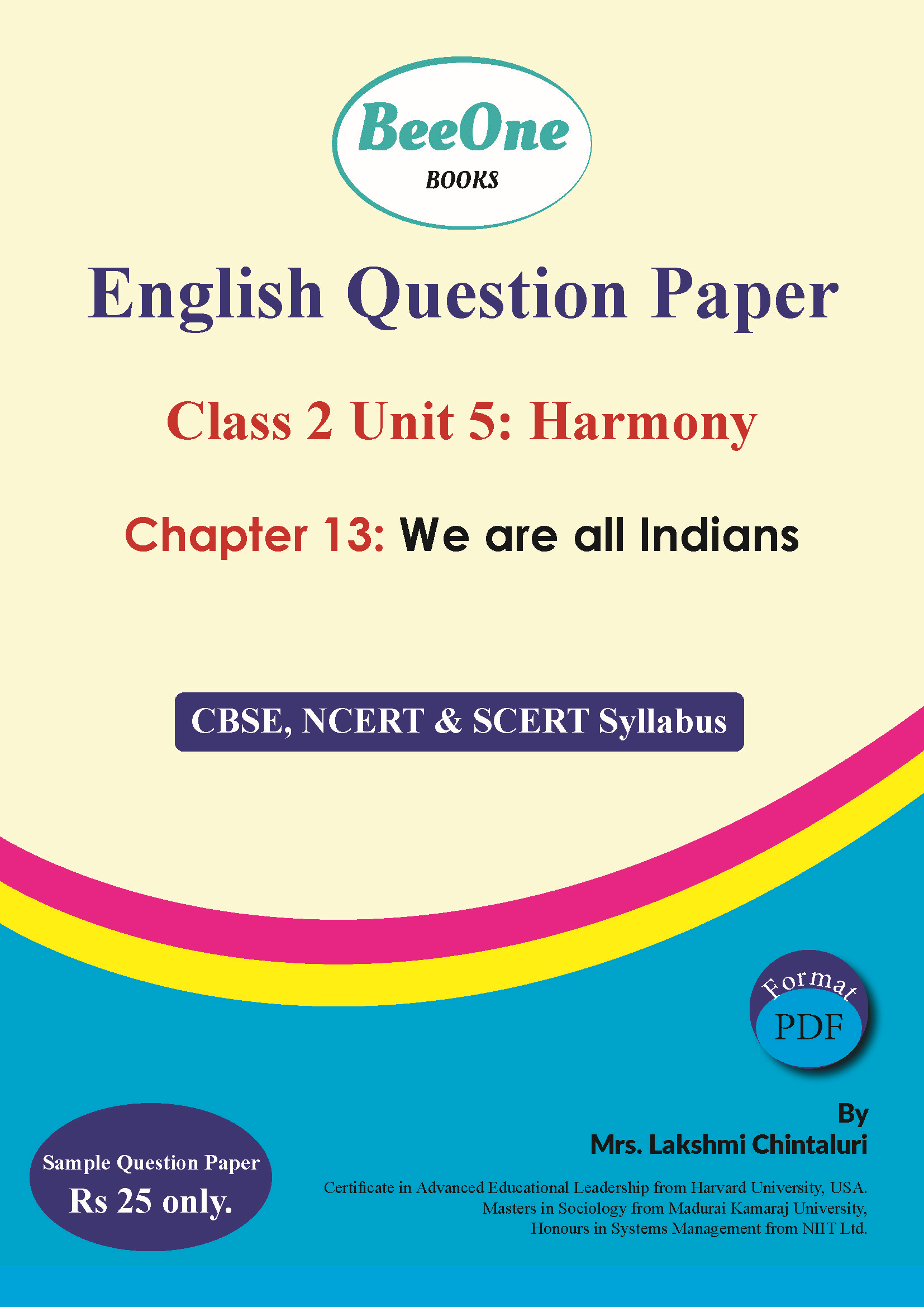 Question Paper We all are Indians