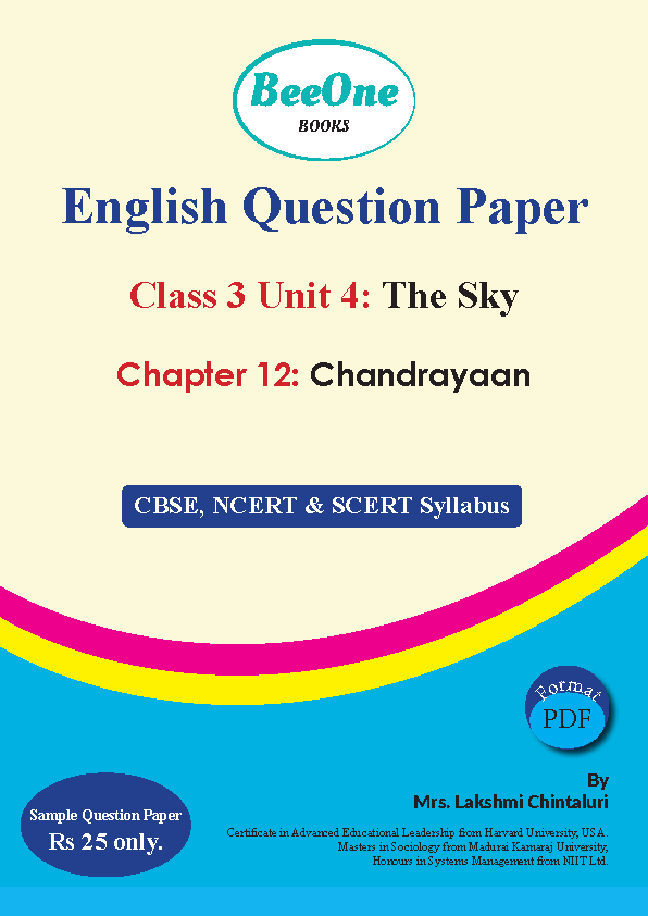 Question paper Chandrayaan