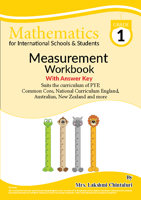 Grade 1 Measurement Worksheets and Workbook PYP 1