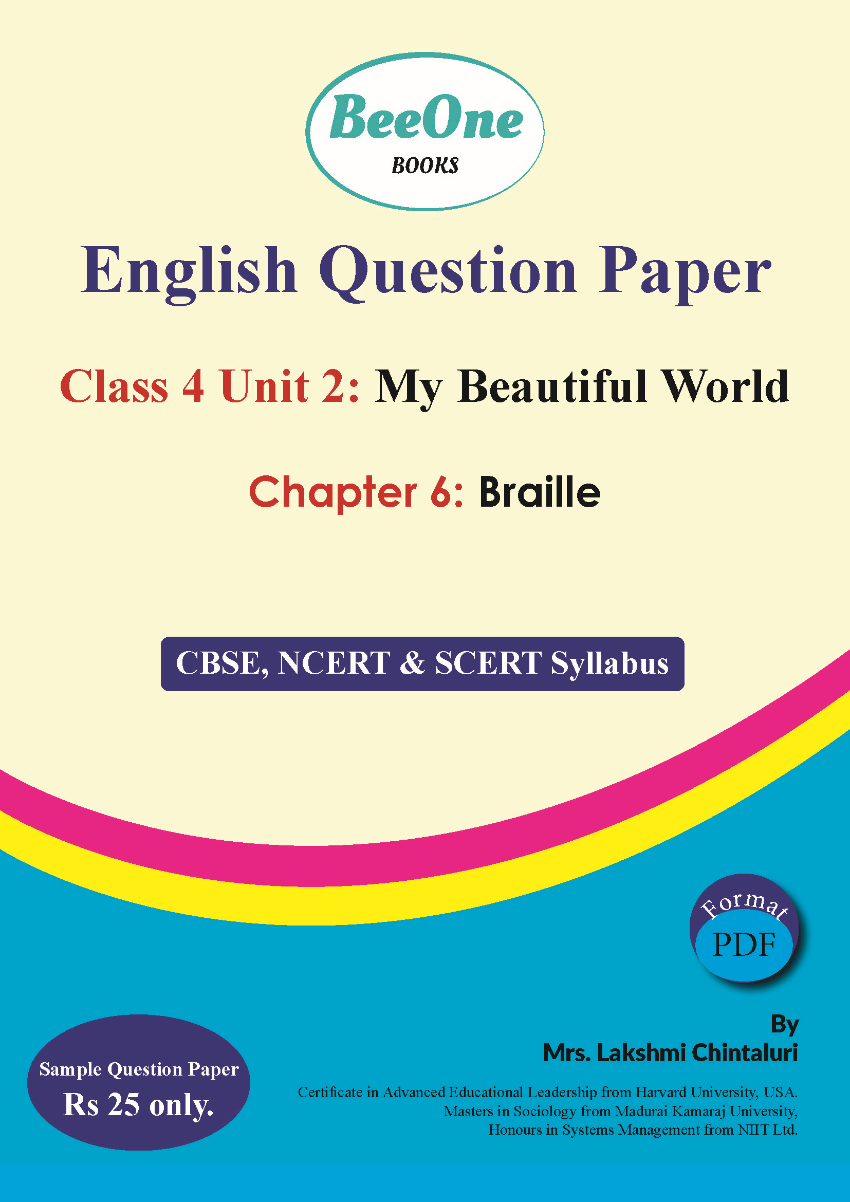 Question Paper Chapter 6 Braille