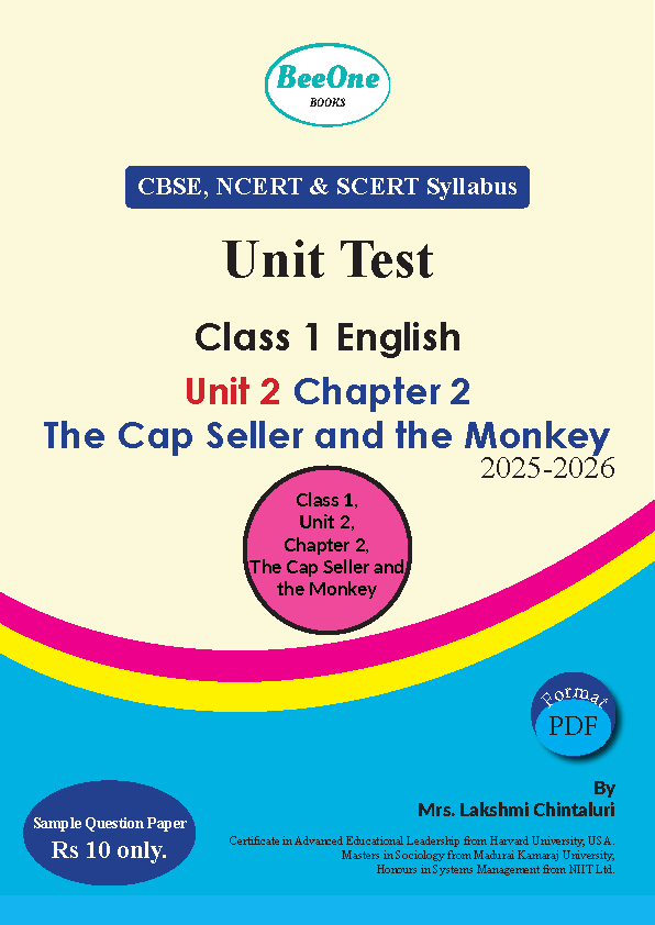 Question Paper Unit 2 Chapter 2 The Cap Seller and the Monkey