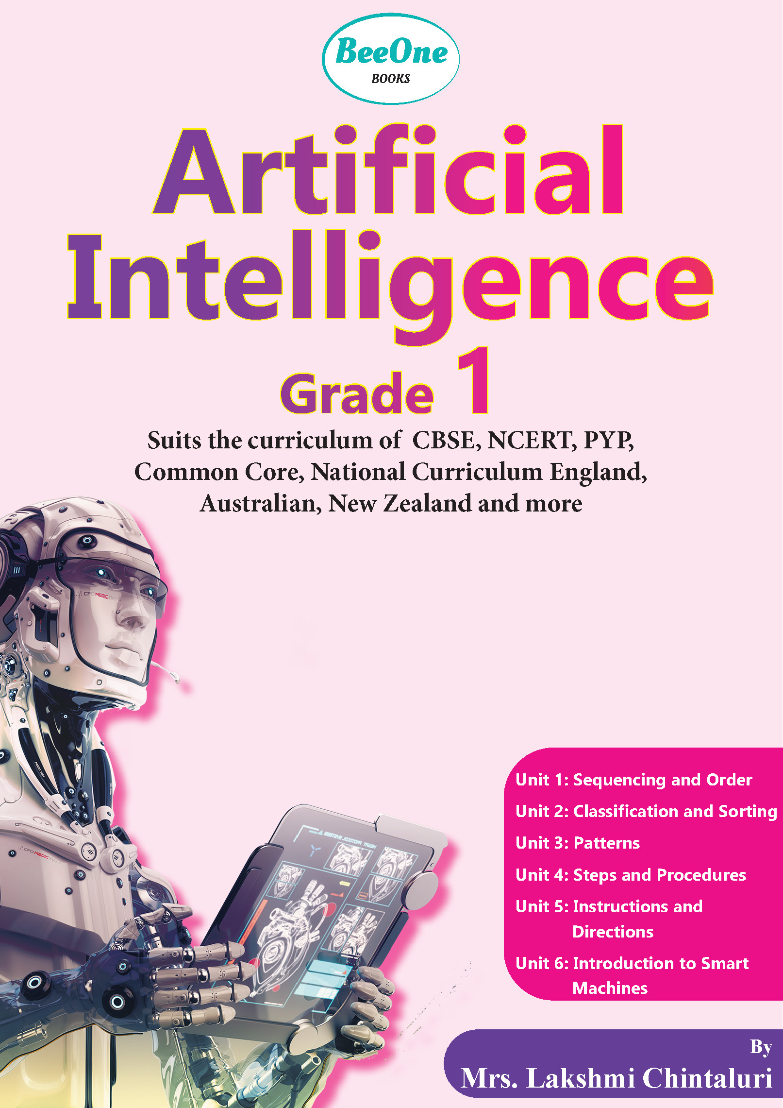 Grade 1 Artificial Intelligence AI Workbook & Worksheets
