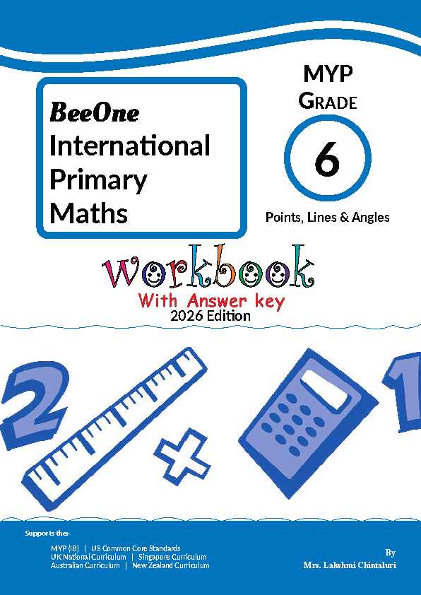 Points, Lines and Angles Grade 6 Workbook