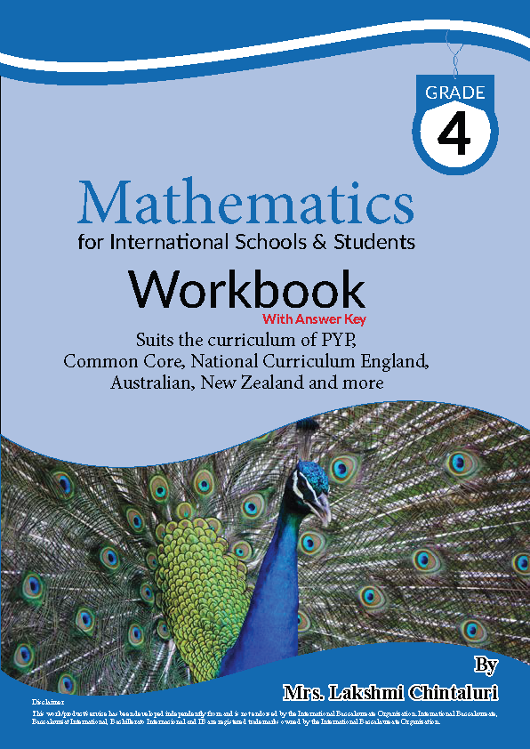 Grade 4 Math Worksheets and Workbook