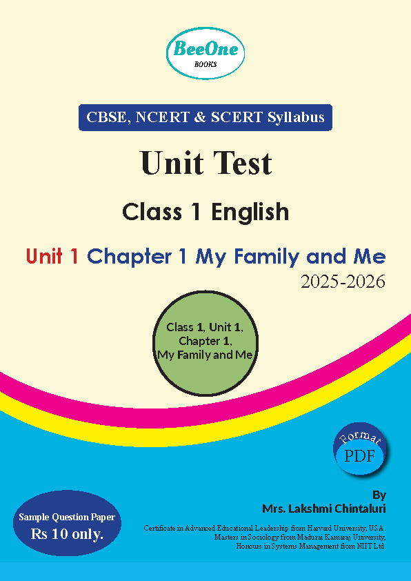 Chapter 1 My Family and Me Unit Test