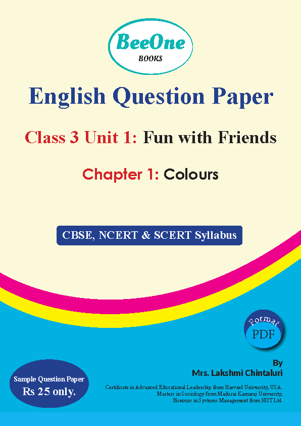 Question Paper Colours