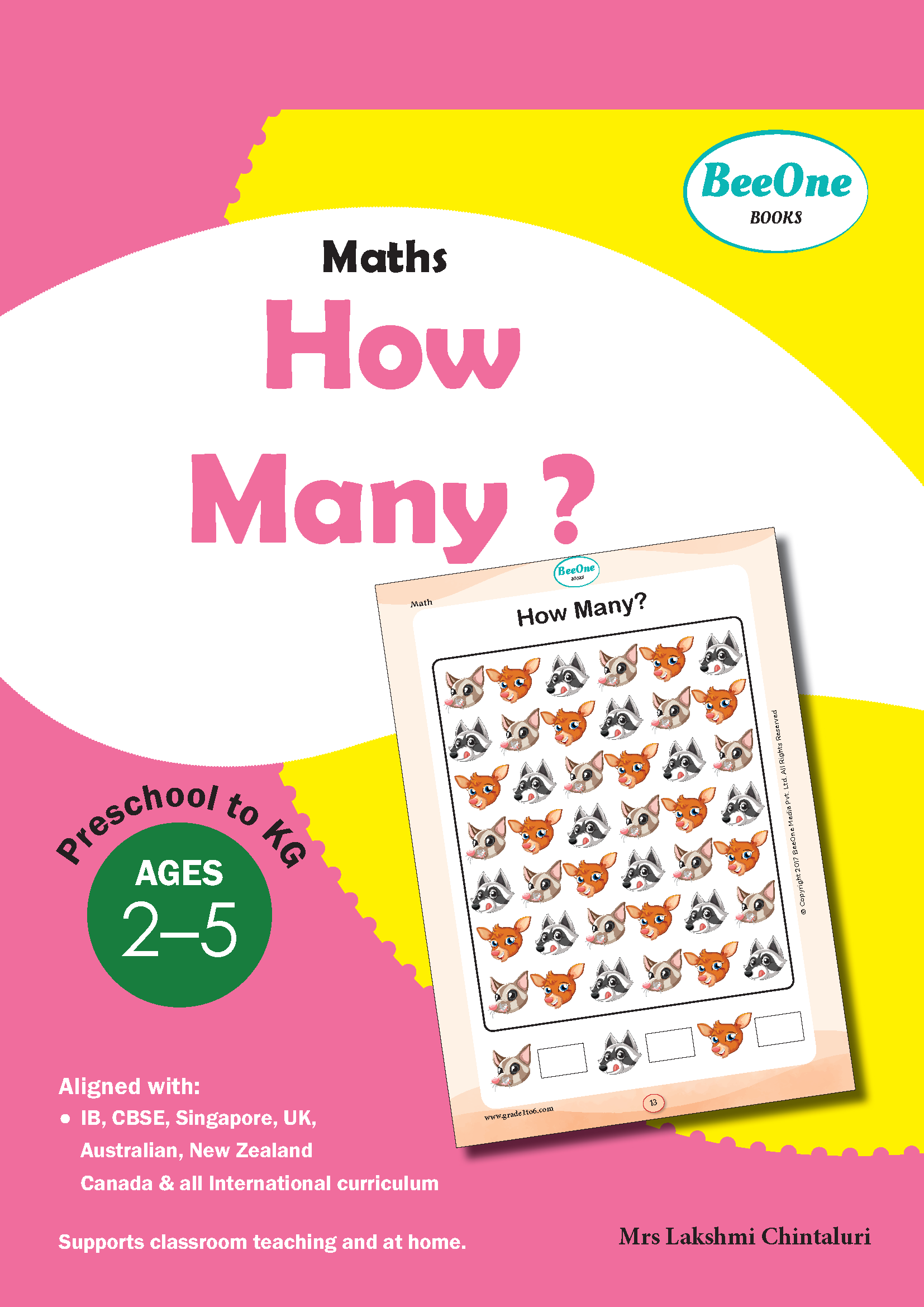 Counting How Many workbook for Preschool & KG