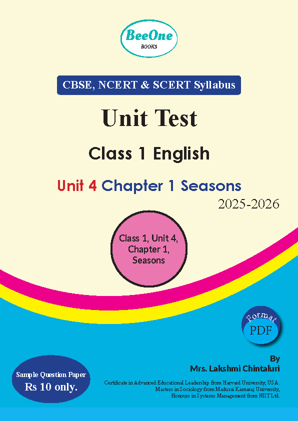 Question Paper Unit 4 Chapter 1 Season