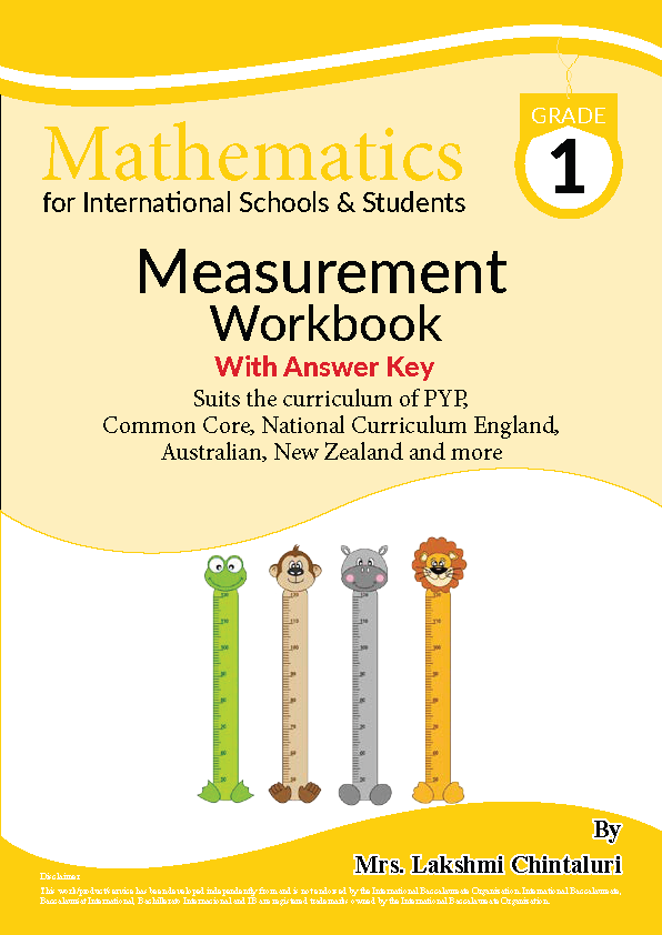 Grade 1 Measurement Worksheets and Workbook PYP 1