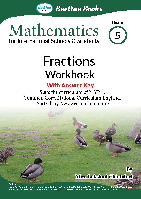 Grade 5 Fractions workbook